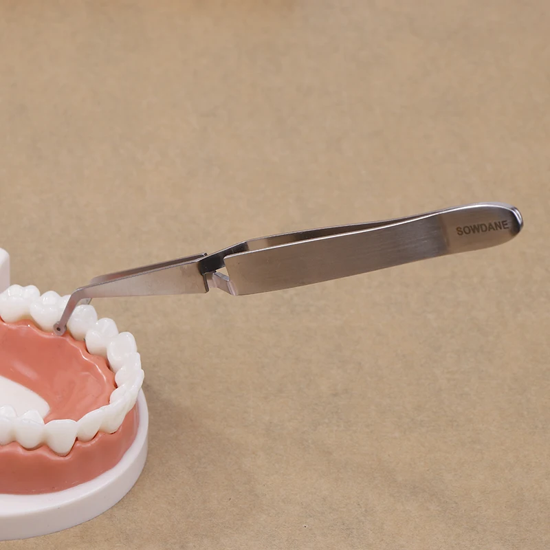 Держатель стоматологической матрицы зажим для размещения пинцет с отверстиями