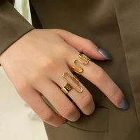 clip pins rings luxury woman jewelry korean style fashion novelties 2022 trend aesthetic accessories cheap things free shipping