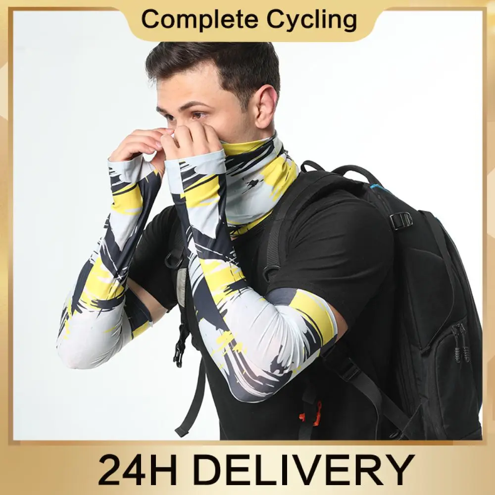 

Солнцезащитный рукав градиентный 1 пара солнцезащитный рукав для улицы бесшовная защита для рук из ледяного шелка спортивный Чехол для рук рукава с цифровой печатью