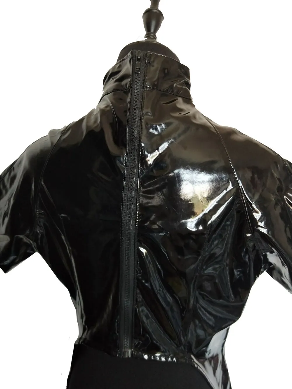 Сексуальное женское белье из искусственной кожи Облегающий комбинезон в стиле