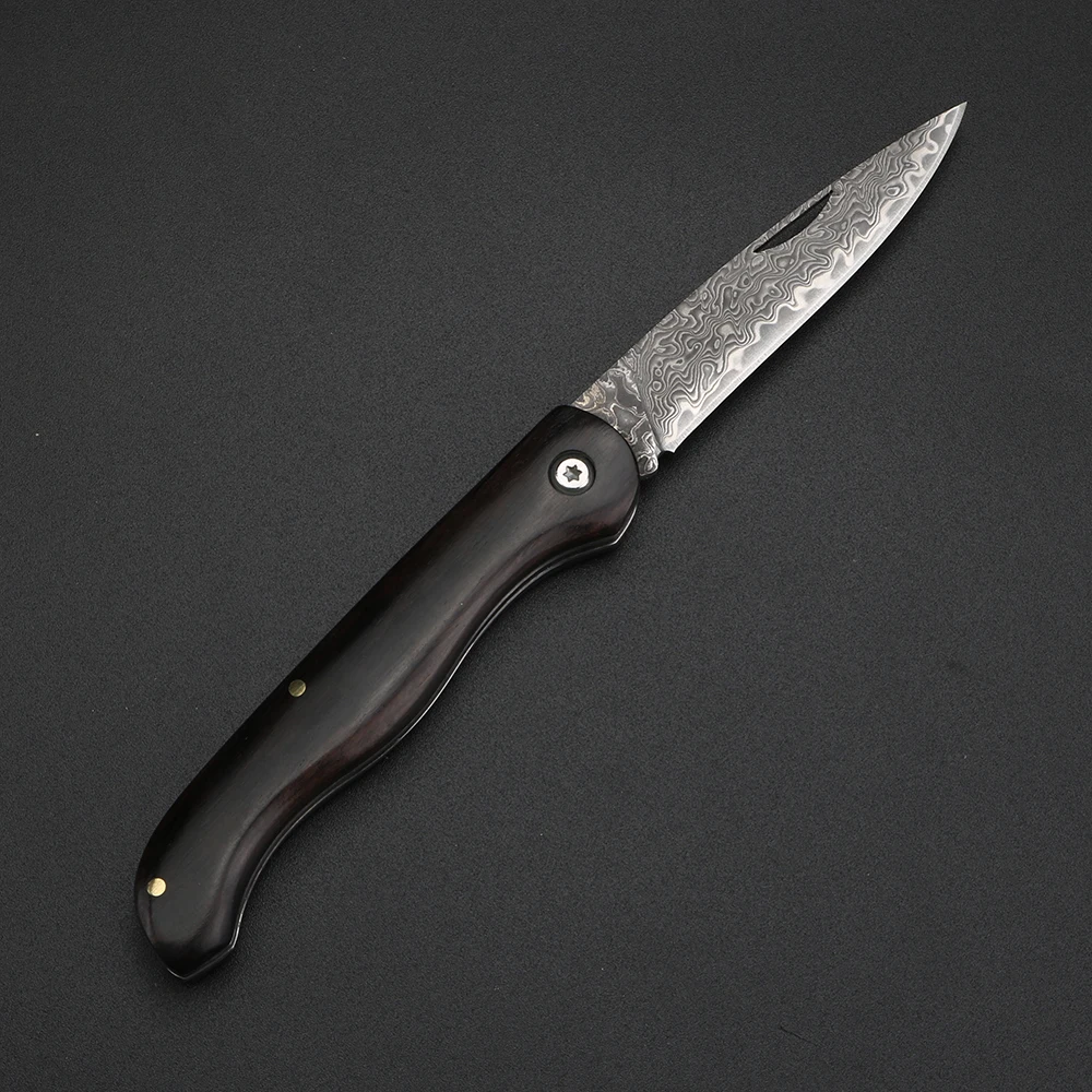 Складной нож XUAN FENG Дамасская сталь VG10
