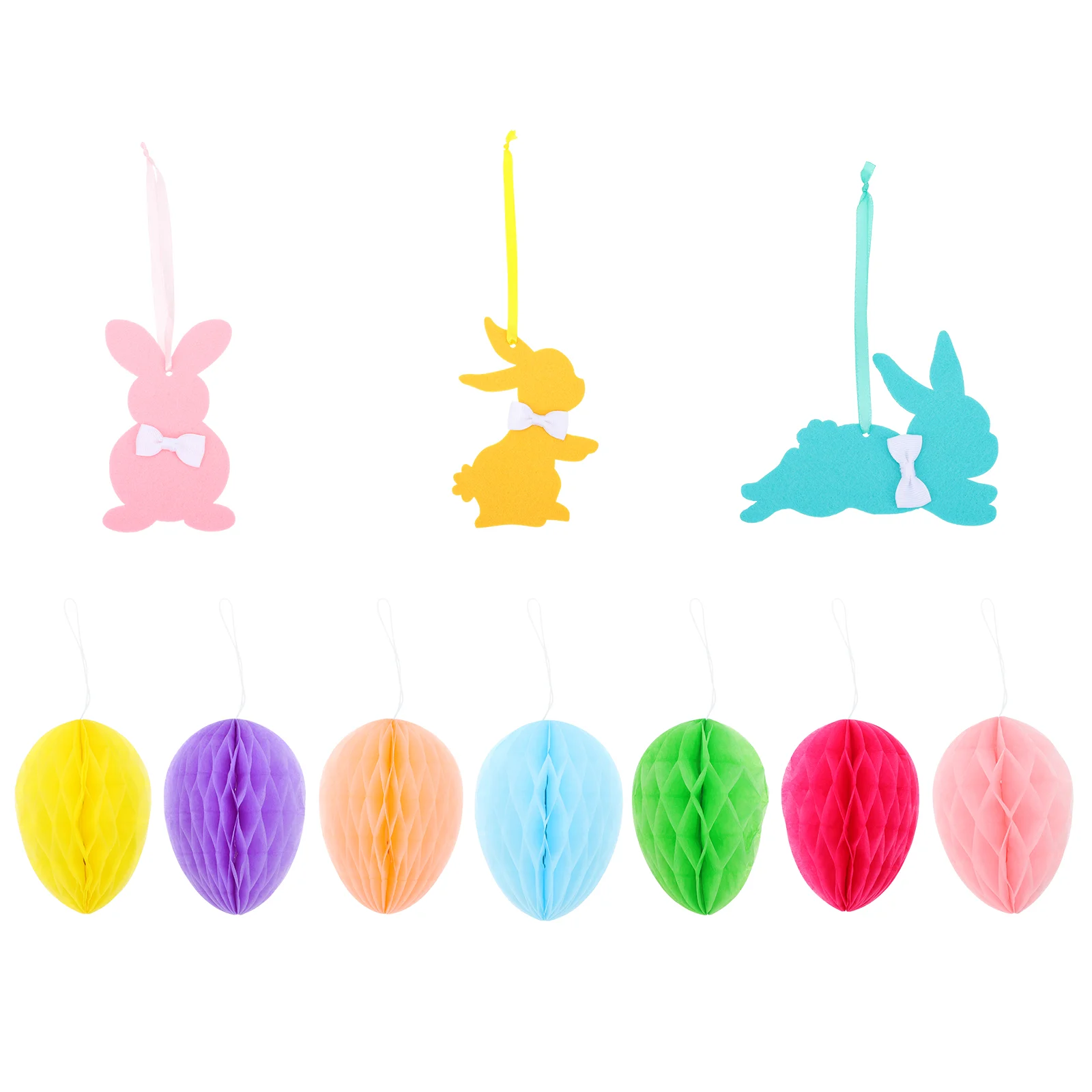 

10Pcs Pendants Eggs Pendant Party Hanging Decor Hanging Decor Ornament for Mall