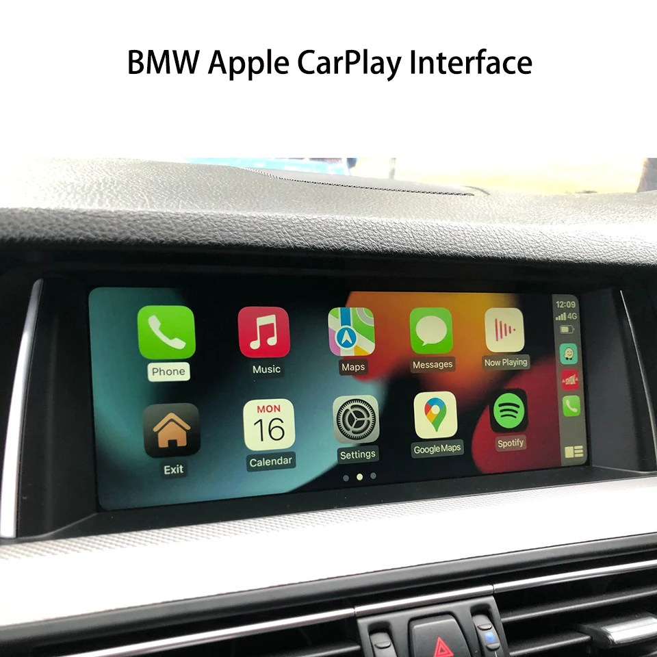 

Беспроводной Apple Carplay с обратной камерой автомобильный интерфейс для BMW F30 3 серии F01 F12 5 серии X6 F16