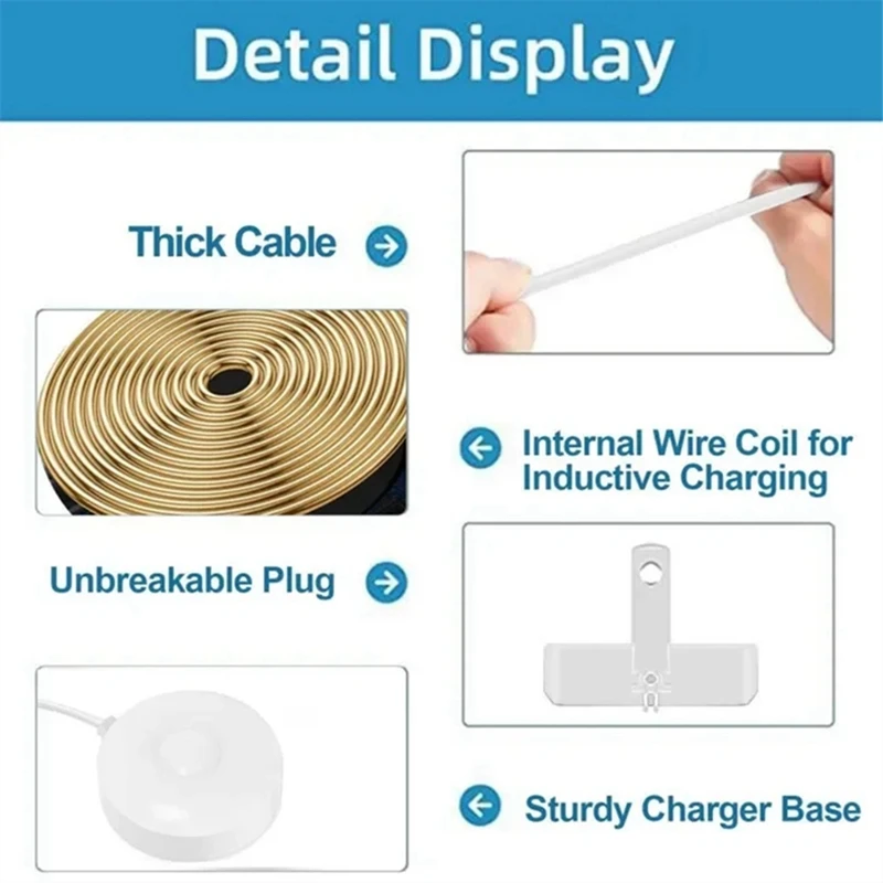 Адаптер зарядного устройства для зубной щетки Oral B IO Series 9/8/7 сменный 3768 магнитный