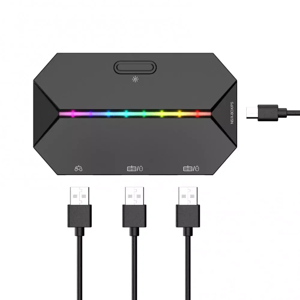 

NEW2023 G6L Mouse Converter Portable Wired Mobile Controller Adapter for Nintend Switch Xbox One PS3 PS4 Game Console