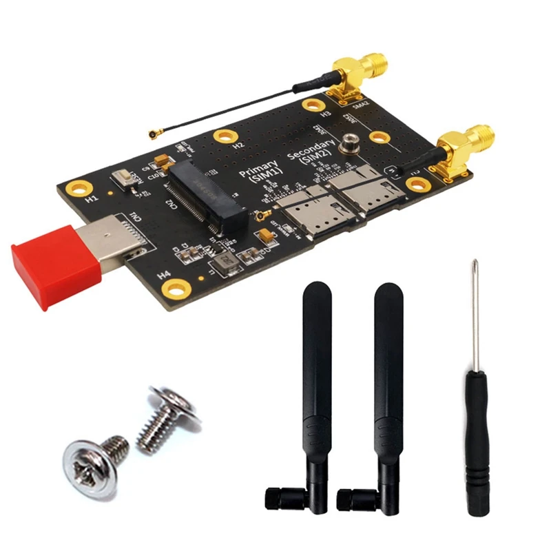 NGFF M.2 to USB 3.0 Adapter M2 Key B to USB 3.0 Converter Riser Card with Dual SIM Card Slots 3G 4G 5G Module Test Card
NGFF M.2 to USB 3.0 Adapter M2 Key B to USB 3.0 Converter Riser Card with Dual SIM Card Slots 3G 4G 5G Module Test Card