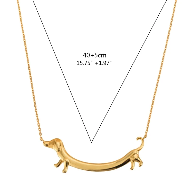 Кулон в виде таксы