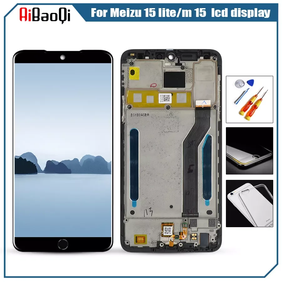 Для ЖК-дисплея MEIZU M15 + дигитайзер сенсорного экрана для Meizu 15 lite M871H. Примечание: не
