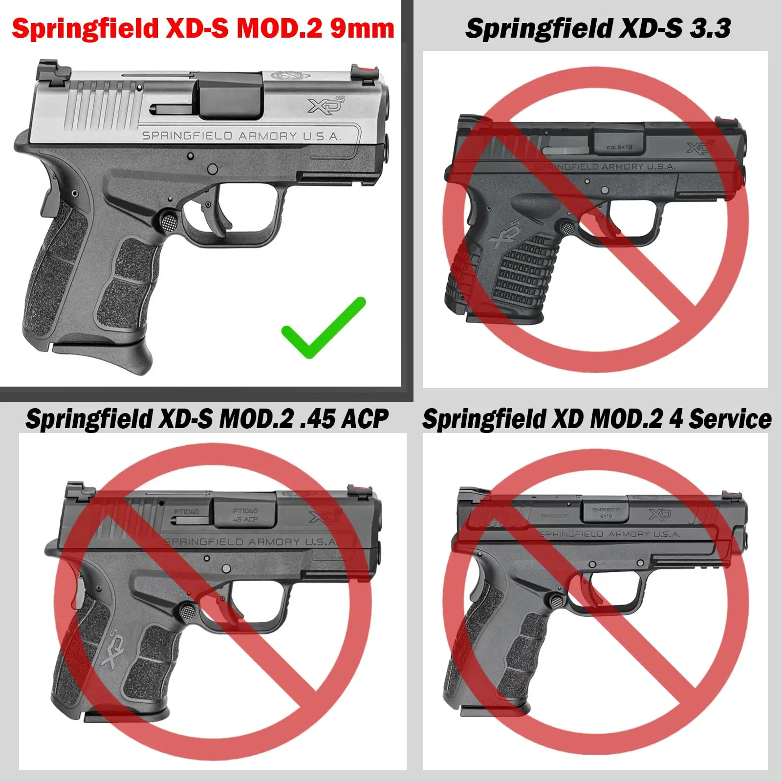 Фото Кобура Springfield xds 9 мм, кобура Forcenter IWB подходит для Springfield XDS MOD.2 9 мм Adj. Не могу сохранение правой руки. Нет износа. №3
