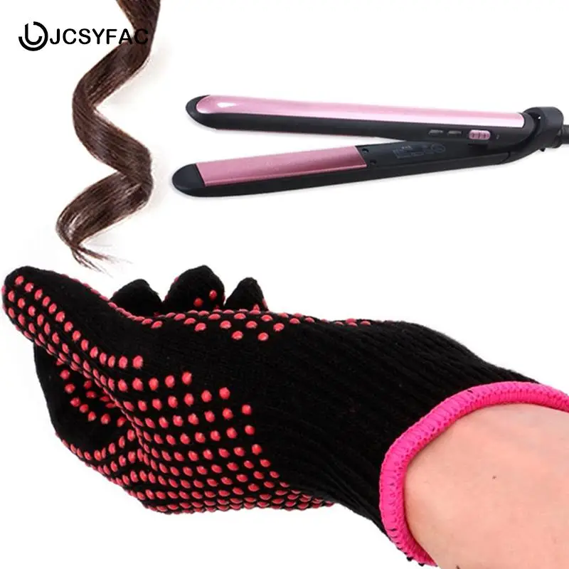 

1PCS New Double-sided Hairdressing Heat Resistant Anti-Scald Finger Gloves Hair Straightener Curling Tong Hair Salon Tools