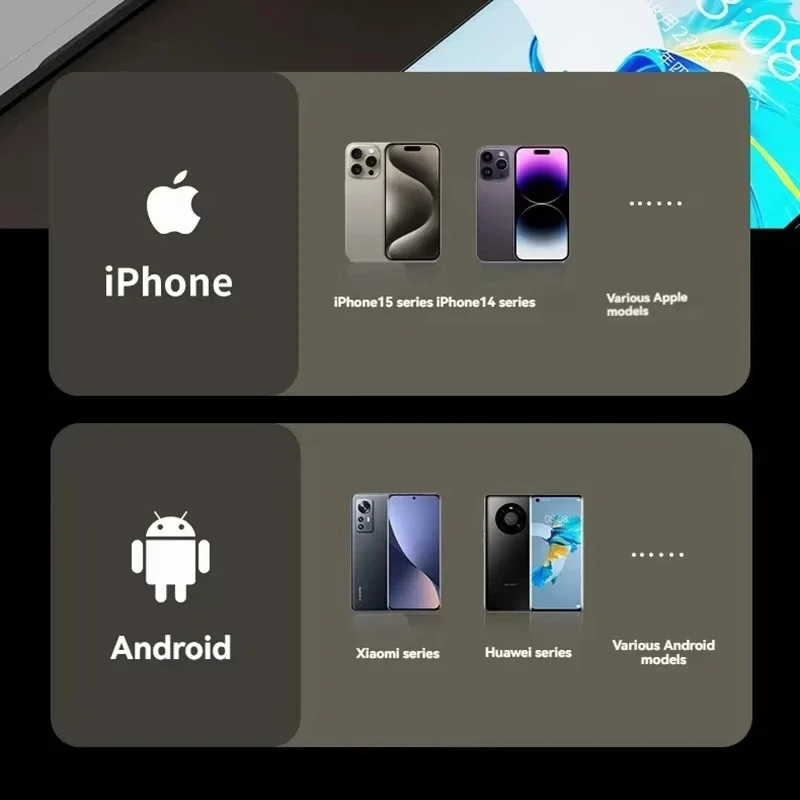 Фото Ультратонкий беспроводной магнитный внешний аккумулятор Xiaomi 50000 мАч 20 Вт, сверхбыстрая зарядка Magsafe, портативный внешний аккумулятор для Iphone, новинка №4