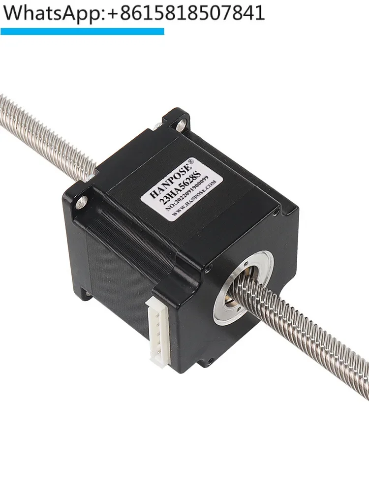 57 сквозного типа лестничного винтовой шаговый двигатель 56 мм линейный