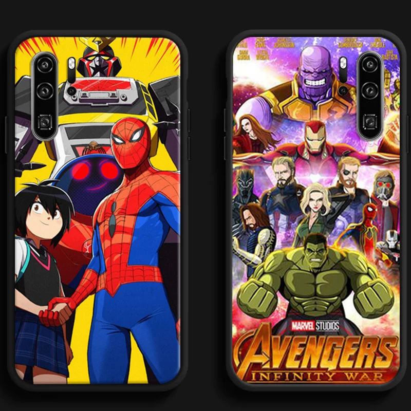 

Marvel Avengers Phone Cases For Huawei Honor P40 P30 Pro P30 Pro Honor 8X V9 10i 10X Lite 9A 9 10 Lite Back Cover Carcasa Funda