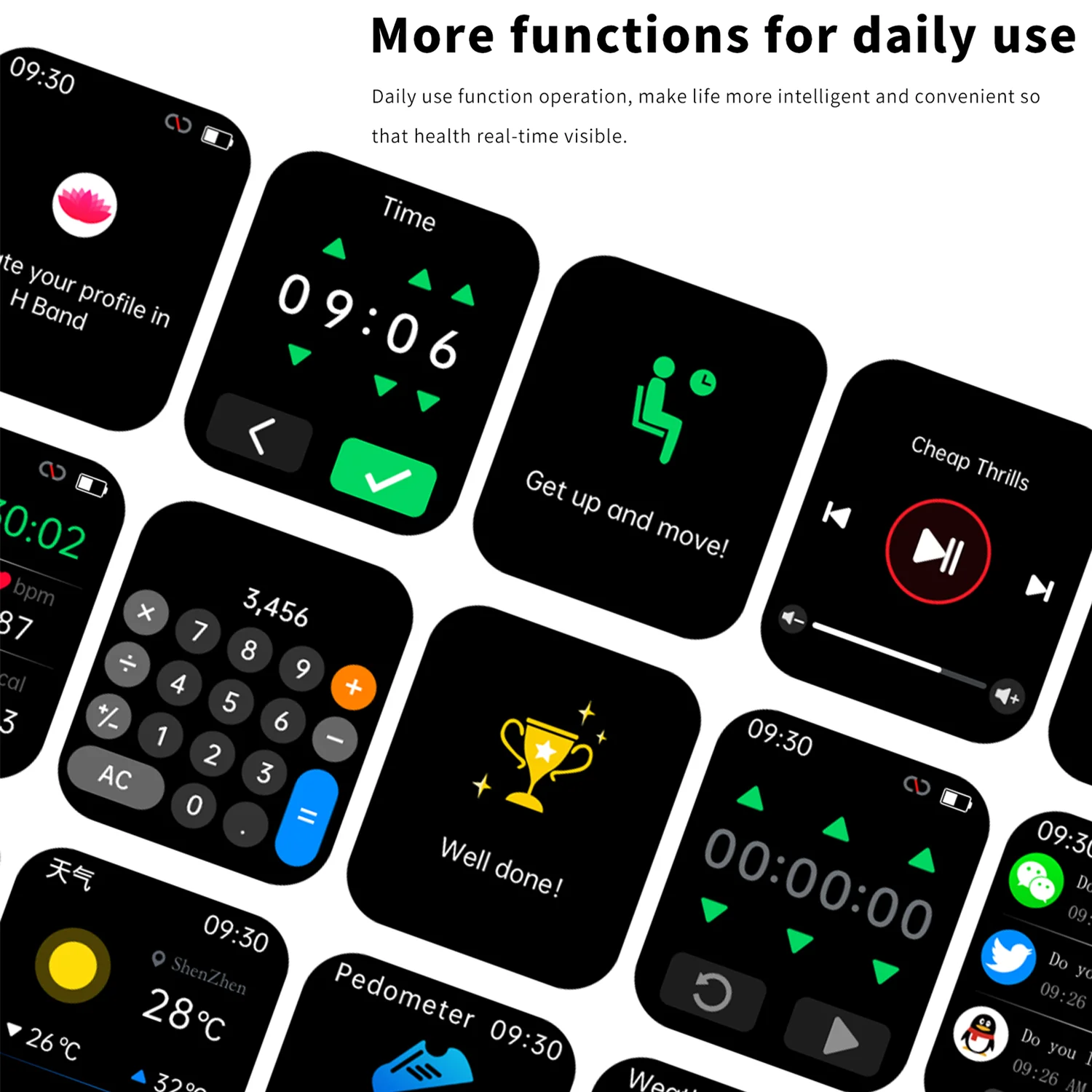 Смарт-часы JOEME F57L для мужчин и женщин цвет в ассортименте
