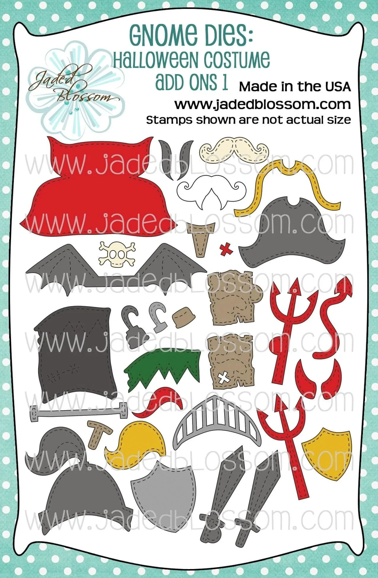 

Металлические штампы Gnome в стиле «Хэллоуин»