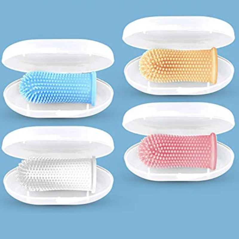 

Silicone Pet Tooth Brush Nontoxic Et Care Accessories Toothbrush Teeth Super Soft Dog Cat Cleaning Supplies Silicone