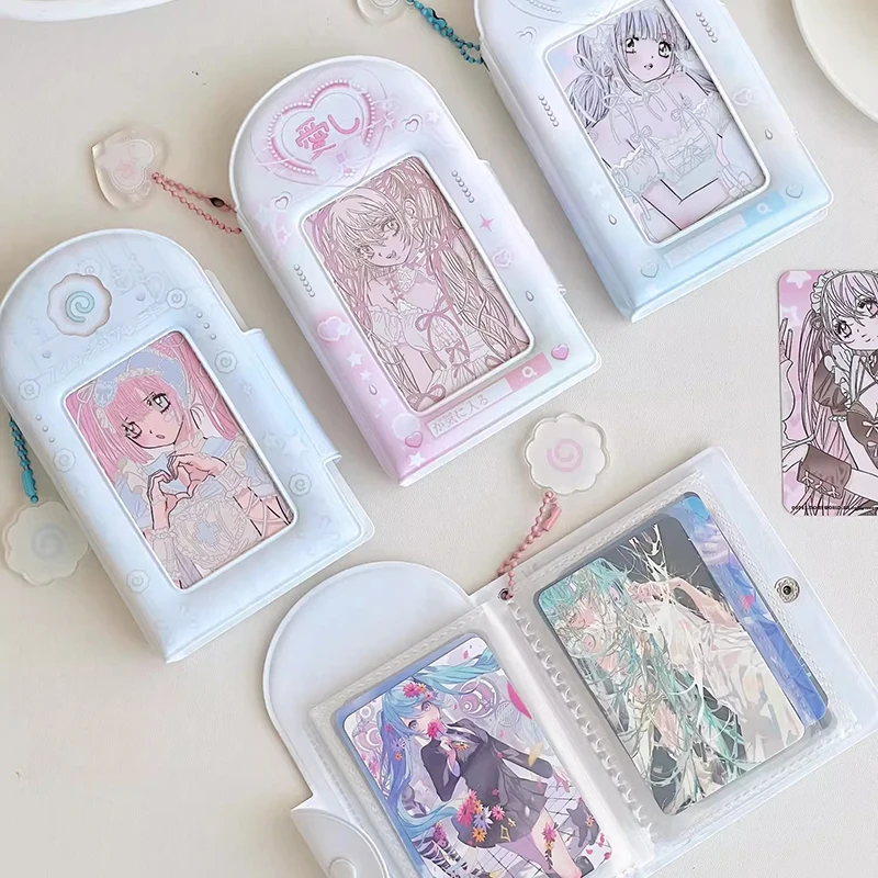 Папка для фотографий 3-дюймовый фотоальбом Kpop подвесной держатель фотокарточек