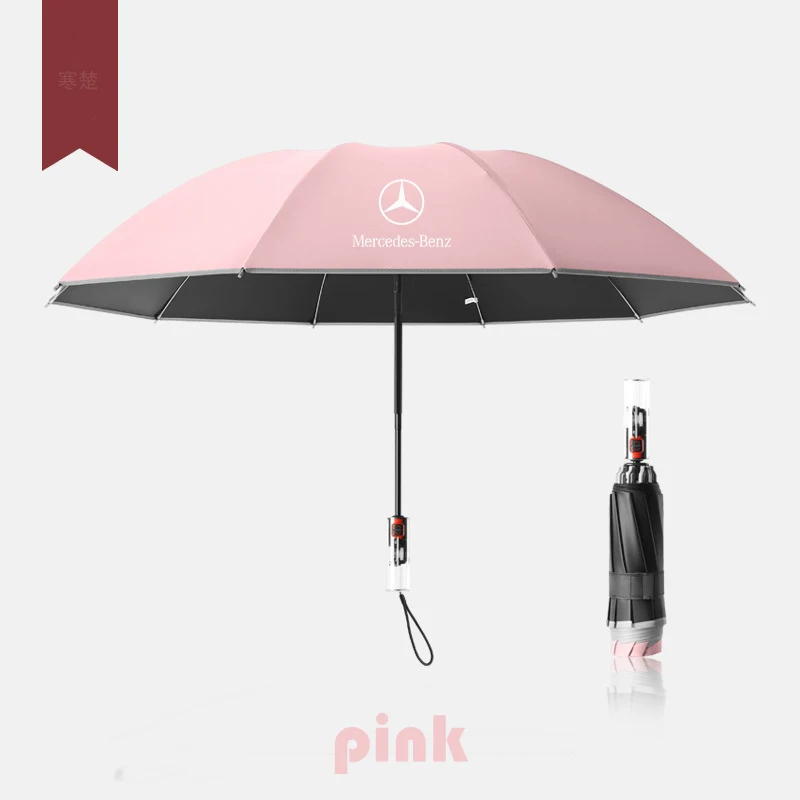 

Для Mercedes-Benz A B C E S V R-Class A45 C43 CLA GLA GLB GLC SLK Автомобильный полностью автоматический светоотражающий солнцезащитный зонт складной солнцезащитный козырек