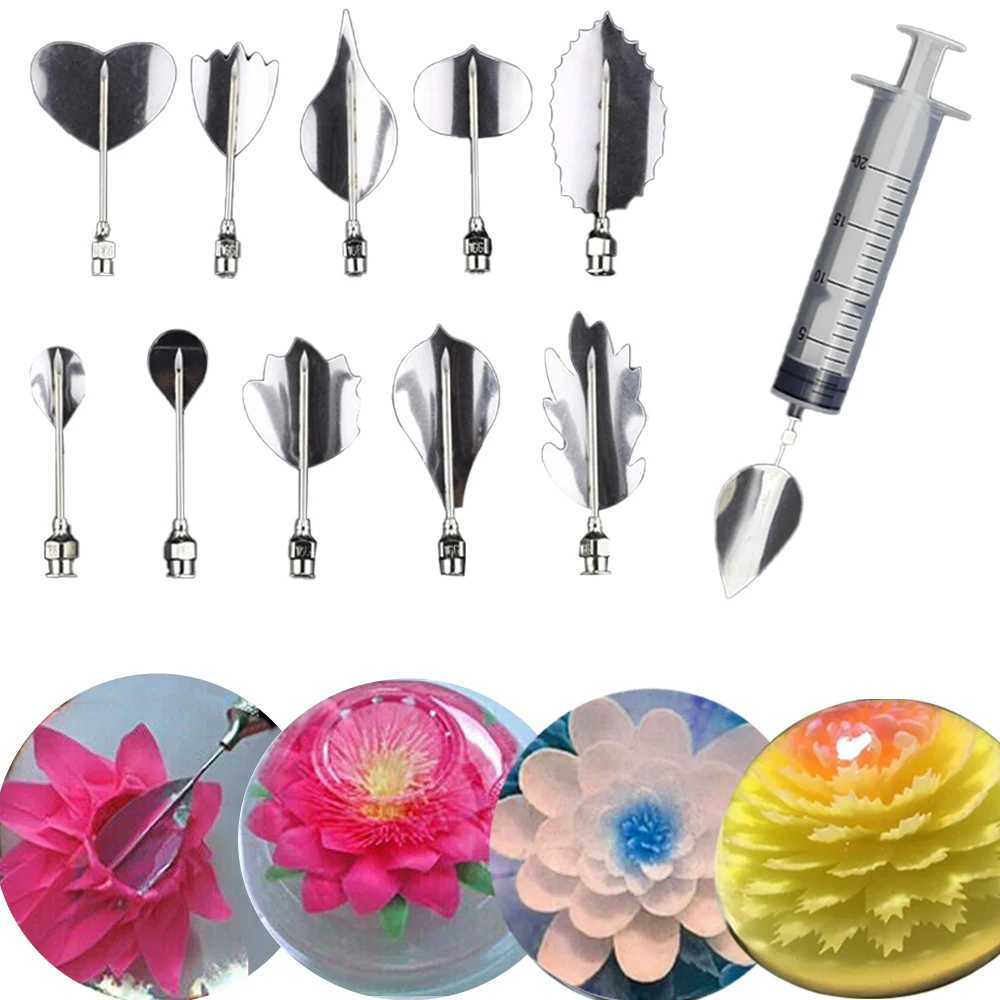 Желейное желе желейные инструменты 3D цветы художественные для украшения тортов