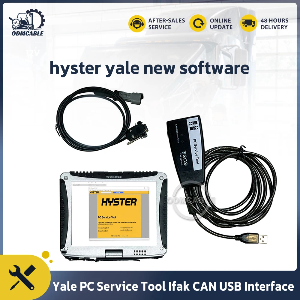 

Инструменты для автосканирования V4.98 для вилочного погрузчика Hyster Yale project, диагностический инструмент, дизайнерский интерфейс продаж с диа...