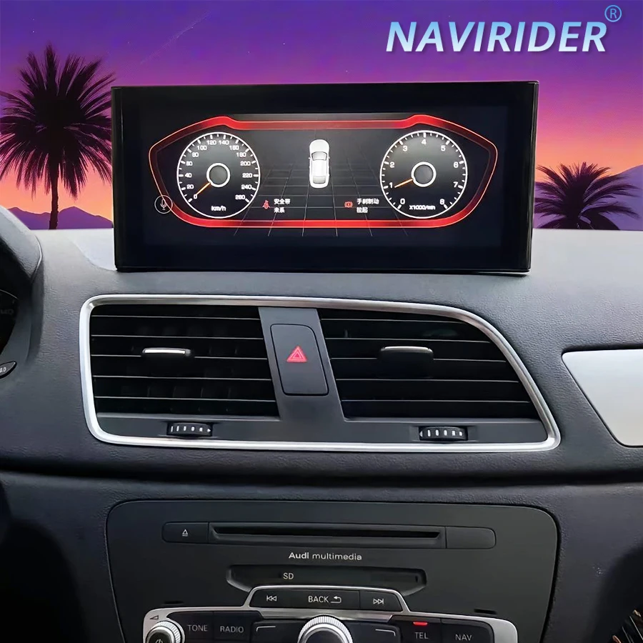 Android Auto стерео экран для Audi Q3 2013-2018 RHD LHD автомобильный радиоприемник навигация