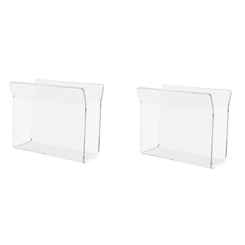

2Pcs Acrylic Cocktail Napkin Holder,Clear U-Shape Tissue Dispenser Stand For Kitchen Dining Home Table Decor