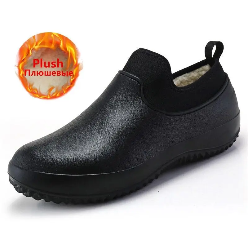 

Oversize Waterproof Warm Sneakers Winter Men's Sport Shoes Women Running Shoes Man Sports Man Sneakers Black Fur Flats GME-2670