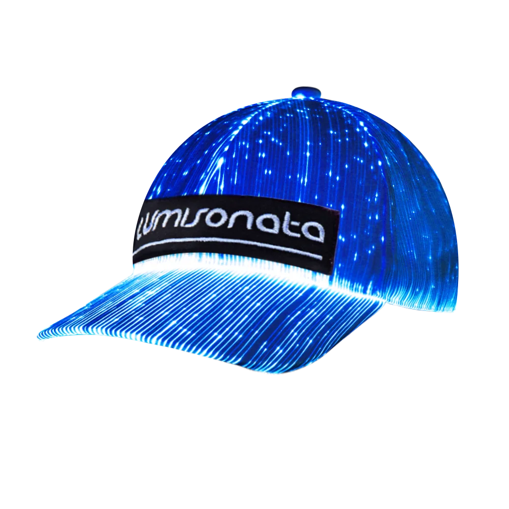 

LUMISONATA 7 Colors Baseball Cap Women Men Snapback Caps LED Fiber Optic Luminous Hat for Party Music Festival Hip Hop Hats