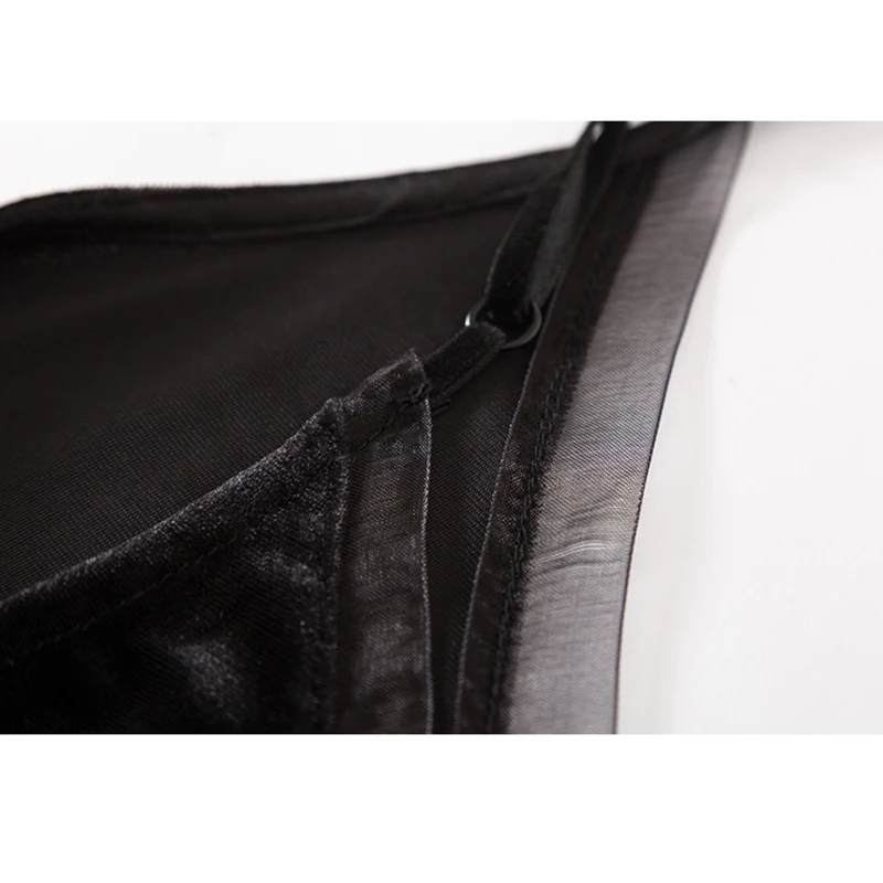 Топ женский бархатный с открытой спиной рюшами на лето | Женская одежда