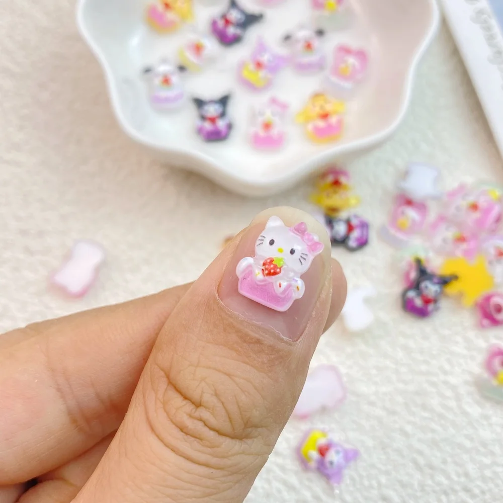 30 шт. детали для бантов волос из смолы