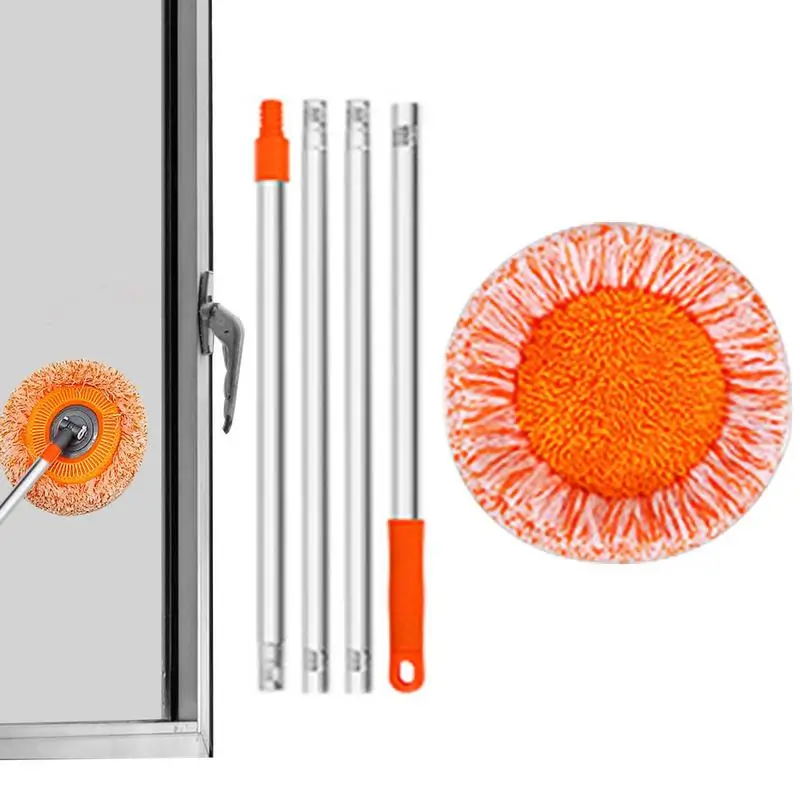 

Car Wash Mop 360 Rotatable Car Wash Mop Long Handle Cleaning Tool Flexible Microfiber Duster Ideal For Washing Cars Bathtub