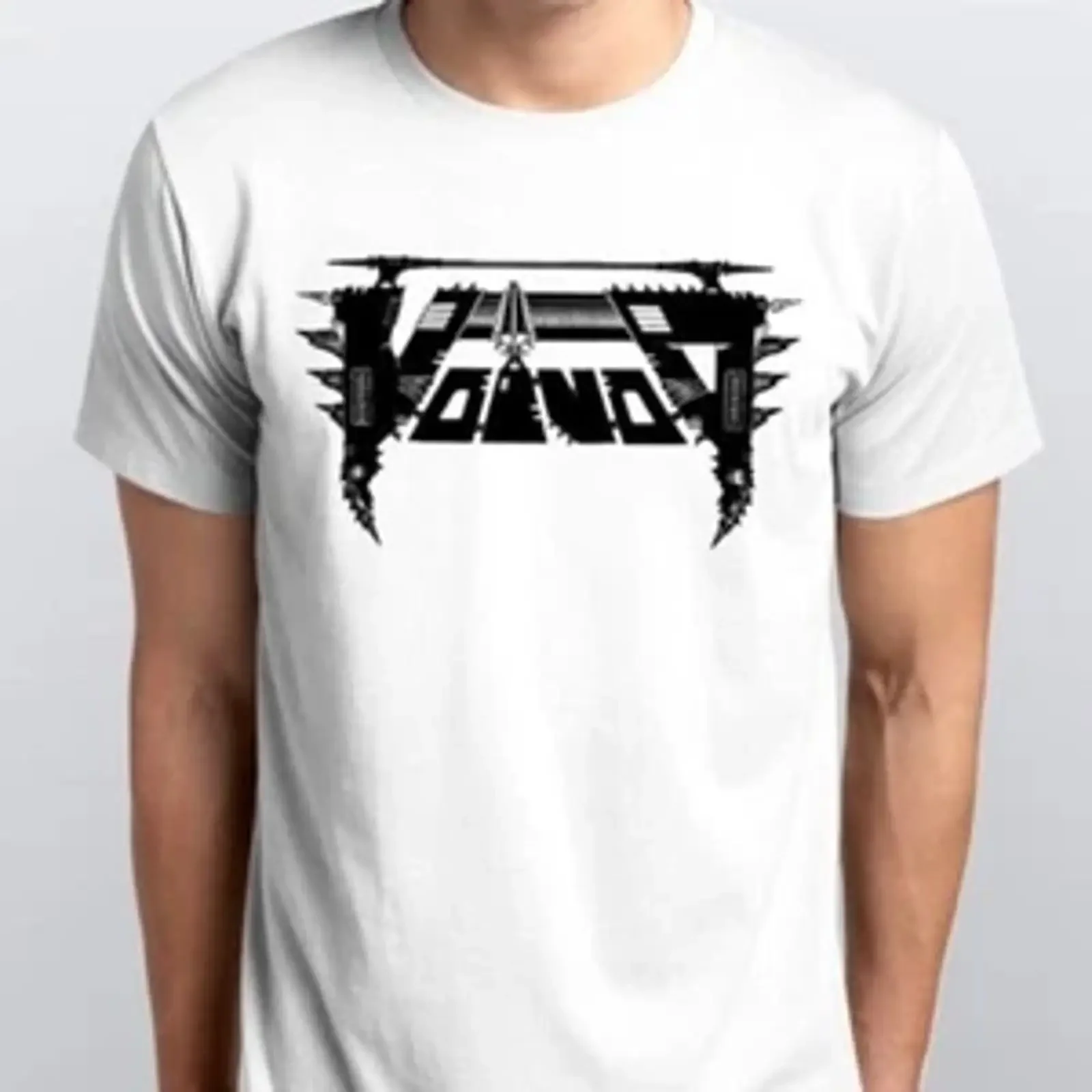 Фото Новая футболка VOIVOD. Все размеры: S, M, L, XL, XXL. Цвета: белый, черный. Винтажный стиль, эффект потертости, эластичный материал. Для повседневной носки, комфортная и модная. №1