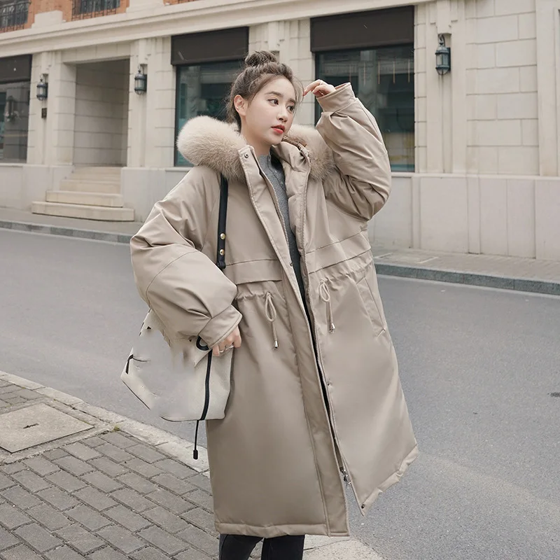 

Women's Winter Hooded Coat Waterproof Warm Long Puffer Jacket Thick warm Parka 2022 Spring Autumn Winter
