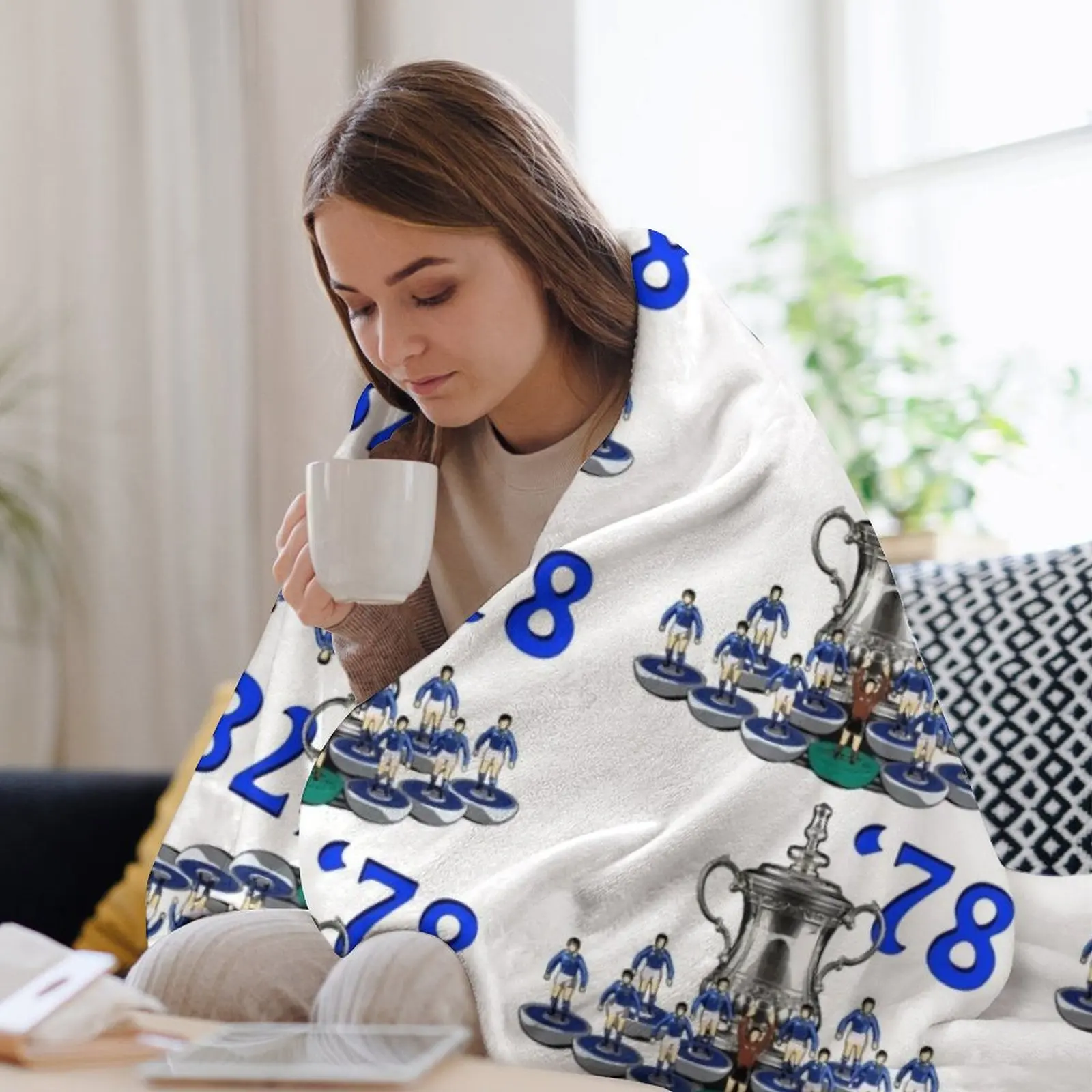 Новое одеяло Ipswich Town ❸ Subbuteo Team тяжелое для сна диван модные одеяла диванов