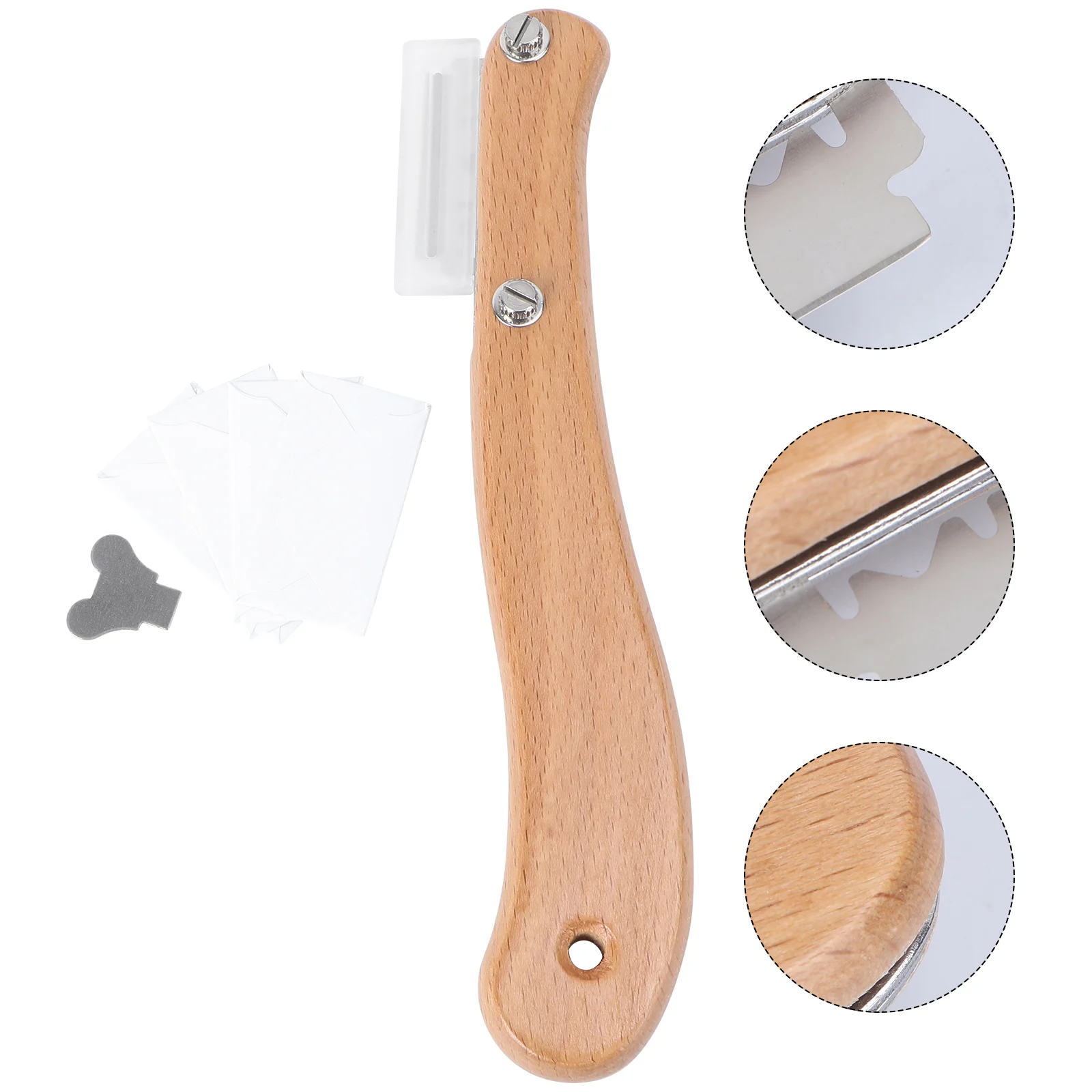

Bread Lame Dough Scoring Tool Handslasher Wood Steel Making Tools Bakers Slashing