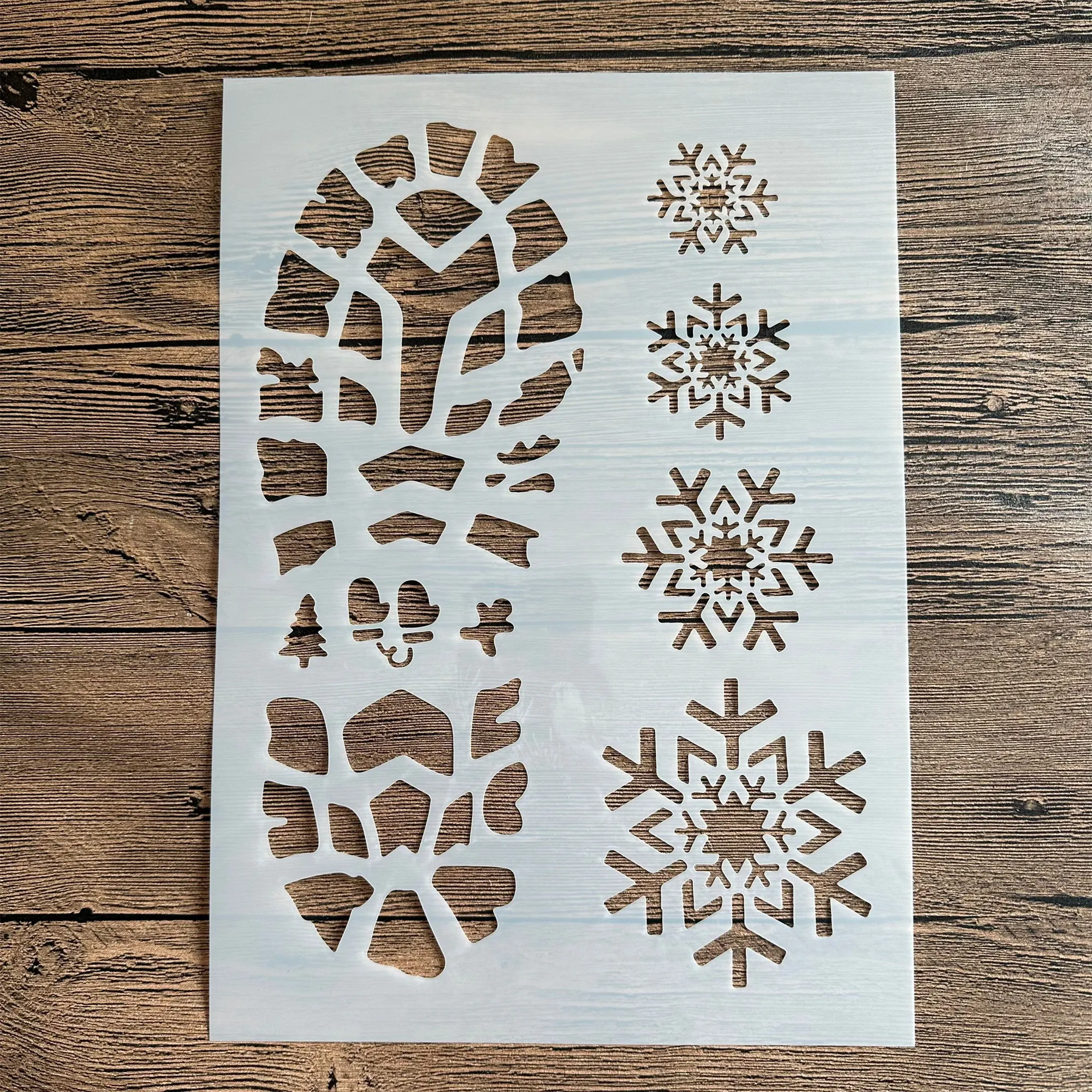 

Трафареты PenhuaMoban Санта-обувь А4