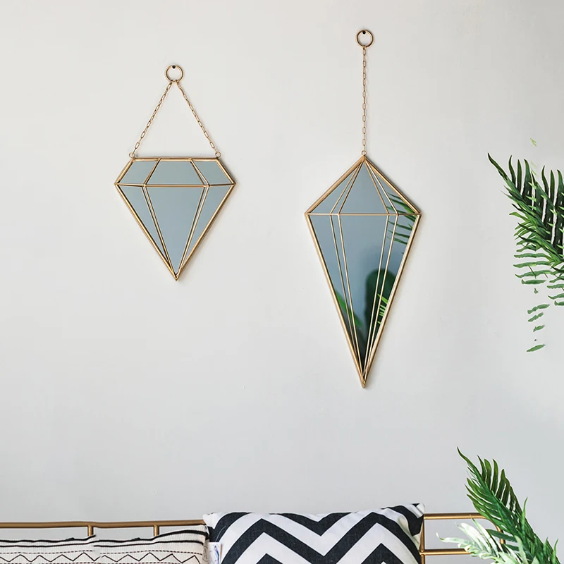 

Decorative Wall Mirrors Home Decoration Accessories Makeup Mirror Aesthetic Bedroom Decoracao Para Sala Mirrors for Home Wall