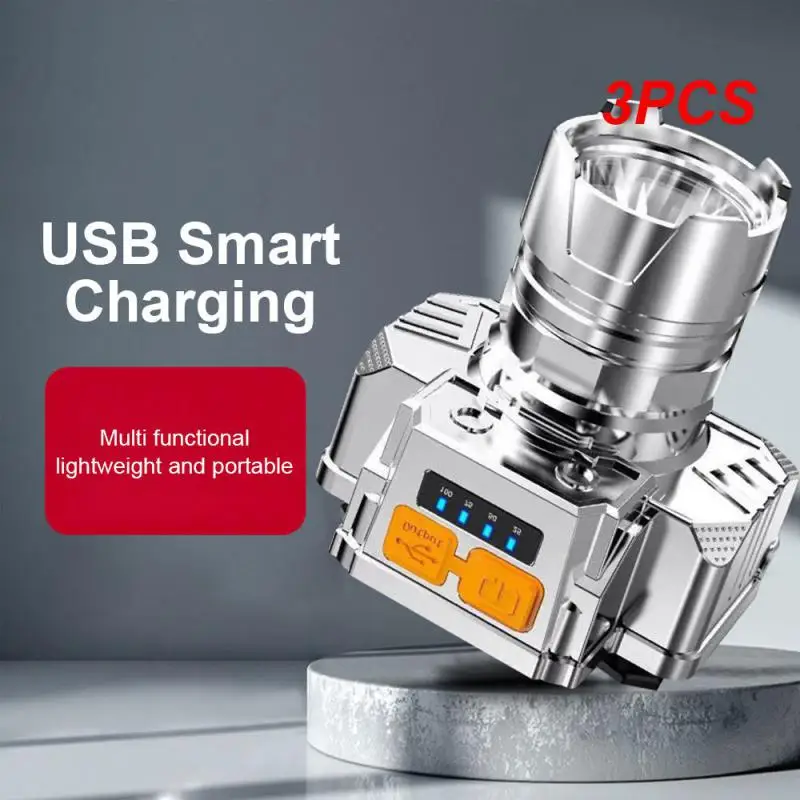 

3 шт., портативный фонарь для кемпинга с зарядкой от USB