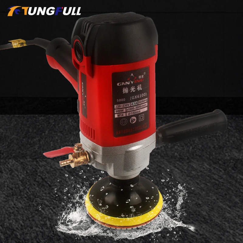 

220V Vertical Water Mill Adjustable Speed Electric Water Injection Sander polisher Marble Cement Floor Wet Mill Stone Polishing