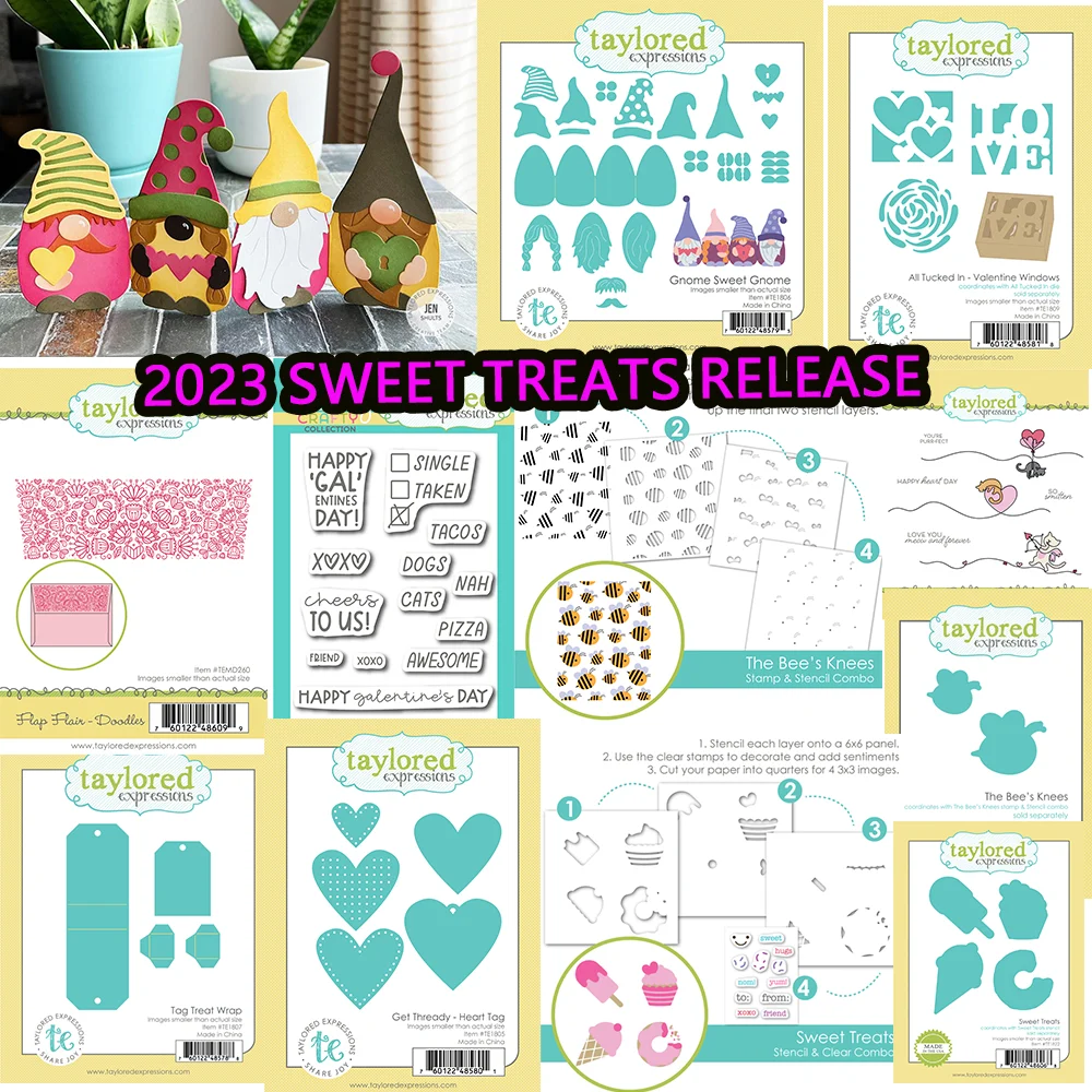 

Exquisite Valentine's Day Collection Die Stamps Stencil 2023 New Templates DIY Scrapbooking Paper Making Crafts Cuts Photo Card