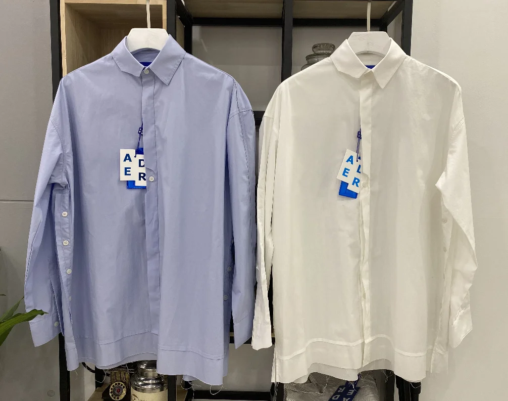 

ADER Long sleeve shirt coat for men and women