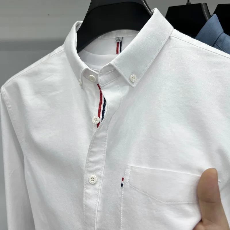 Мужская классическая рубашка из хлопка