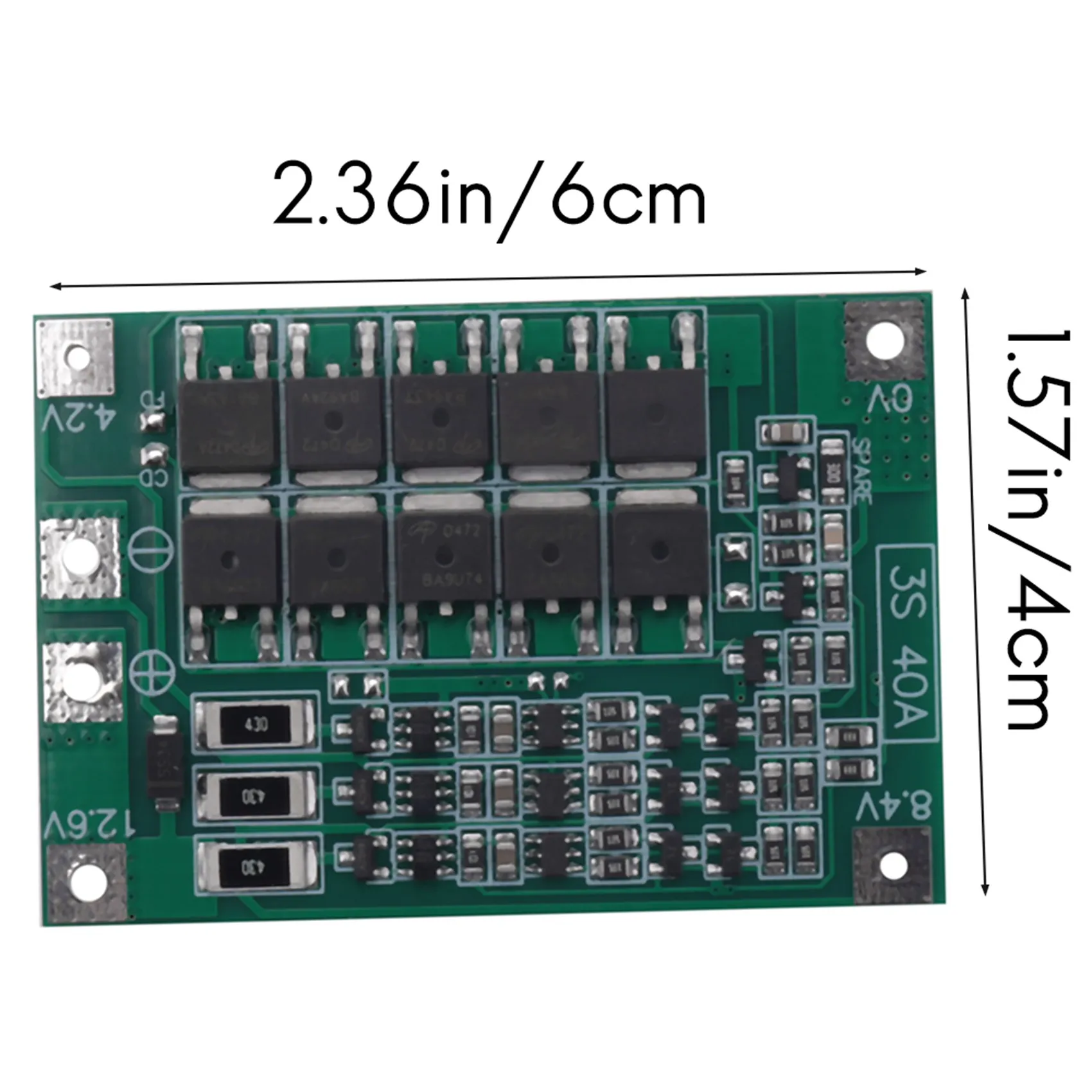 3S 40A для отвертки 12 В Li-Ion 18650 Bms Pcm Защитная плата аккумулятора Bms Pcm с модулем балансировочной литий-аккумуляторной батареи (art.: 3920ca30d2f67) - 3920ca30d2f67