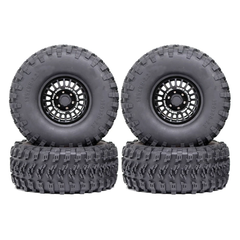 

135Mm 2.2 Inch RC Car Wheel For 1/10 RC Crawler Car Axial SCX10 Wraith Capra RR10 Traxxas TRX4 YK4082
