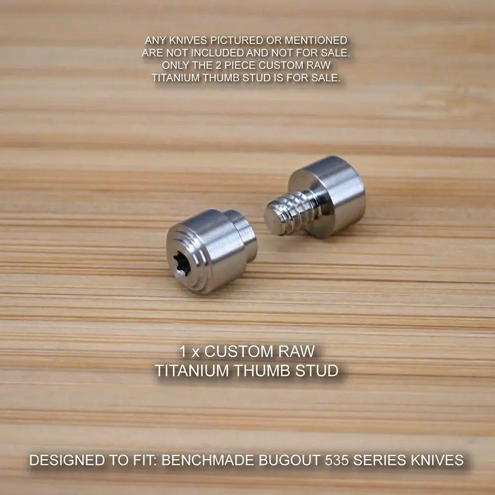 

1 set Custom Thumb Stud suitable For 535 Benchmade Bugout Series Knife Titanium 3 colors to choose from D0K5
