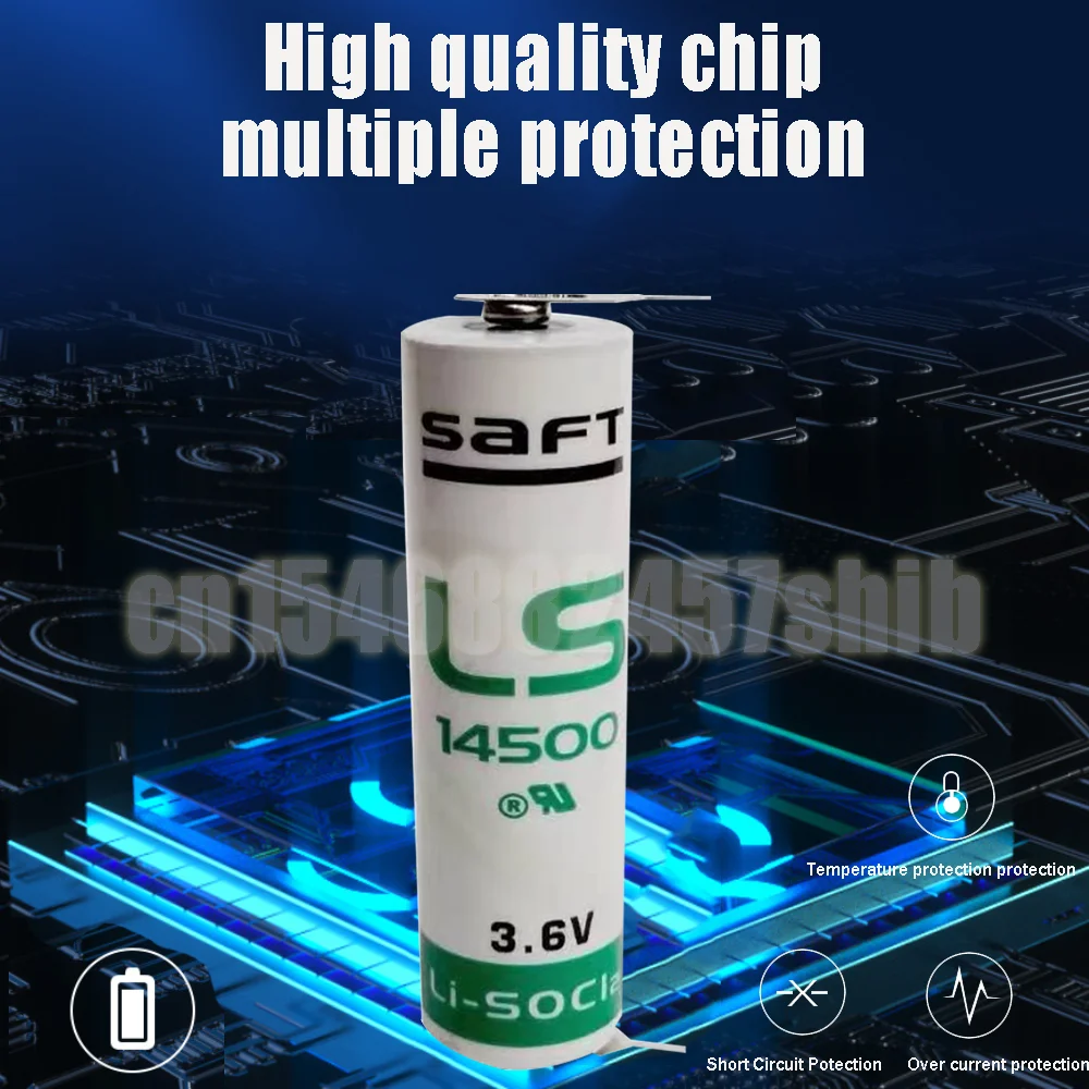 Литиевая батарея Saft LS14500 ER14505 3 6 TL5104 с штифтами для ПЛК-оборудования первичные