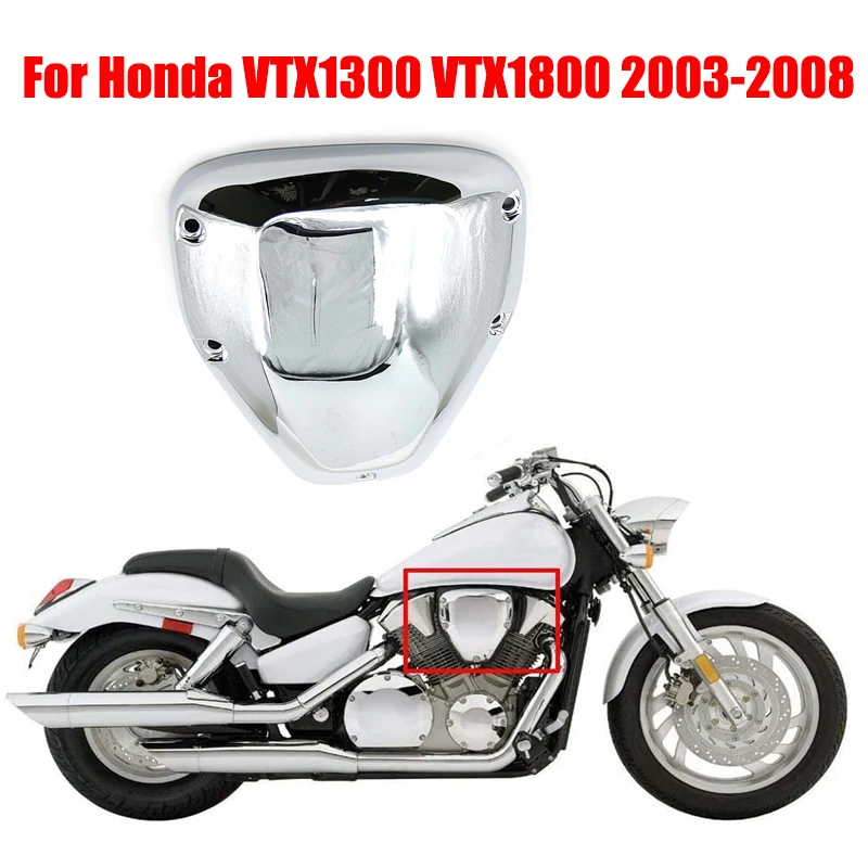 

Motorcycle Air Filter Cover For Honda VTX1300 VTX1800 VTX 1300 1800 2003 - 2008 Air Cleaner Intake Case Cover Cap 2007 2006 2005