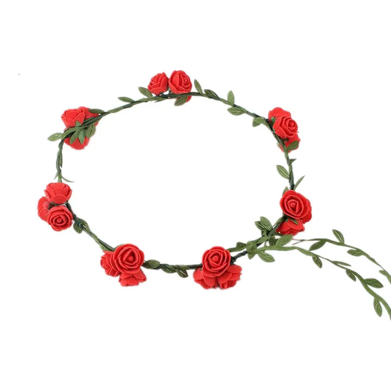 Новинка 2021 цветочный венок на голову красивое платье невесты и подружки Вечерние