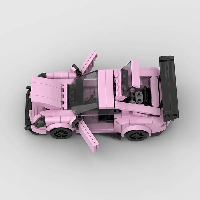 Розовые строительные блоки Porsche 911 GT3 RS