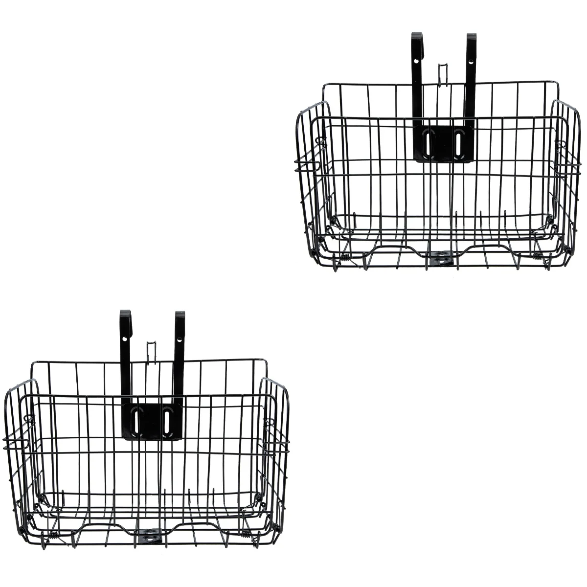 

2pcs Bicycles Basket MTB Front Basket Bike Fittings Fast Release Bike Basket